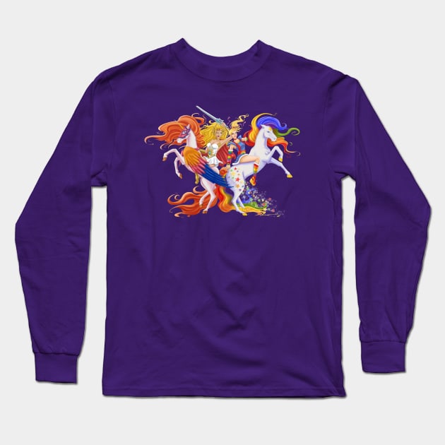 80's Girls Long Sleeve T-Shirt by Wingedwarrior